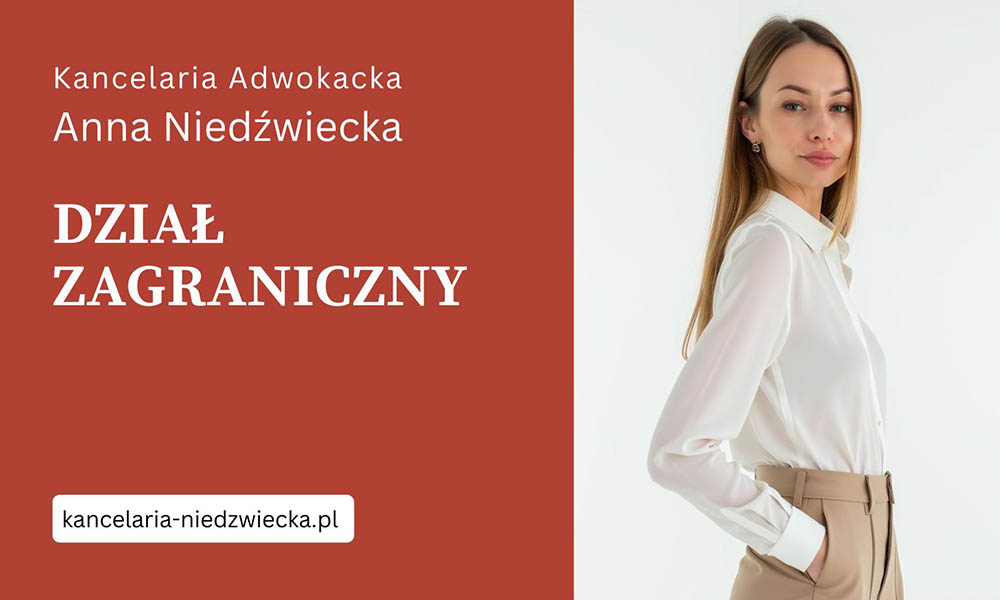 Kancelaria Adwokacka Anna Niedźwiecka dział zagraniczny Kraków