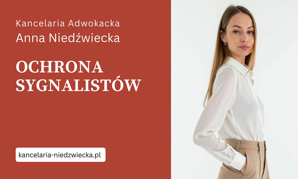 Kancelaria Adwokacka Anna Niedźwiecka ochrona sygnalistów Kraków